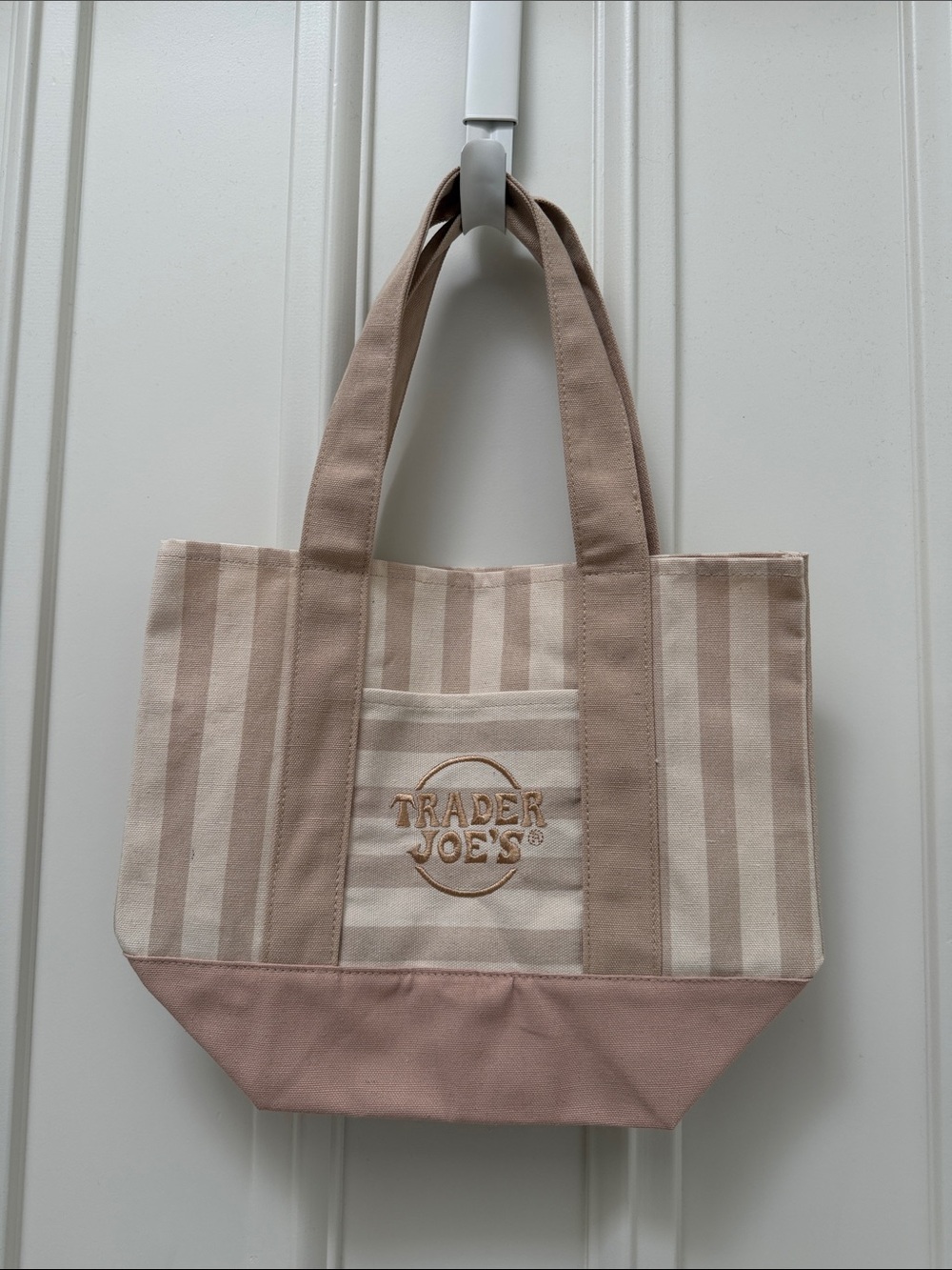 NWT Trader Joe’s Striped Mini Canvas
